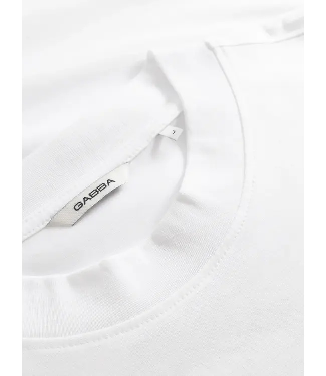 GABBA Gabba GABnigel Boxy NBH SS T-shirt Gots PO12160 White