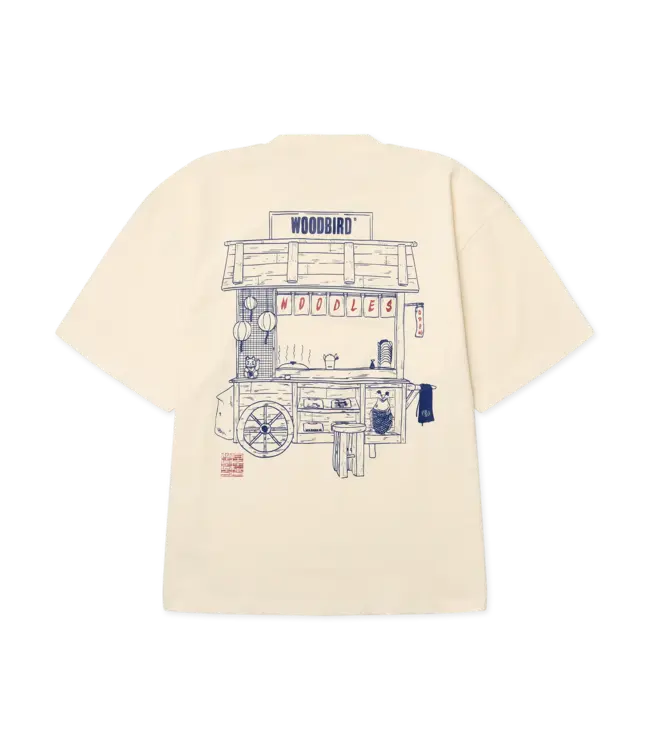 WOODBIRD Woodbird WBBeam Cart Tee 2626-405 Off White