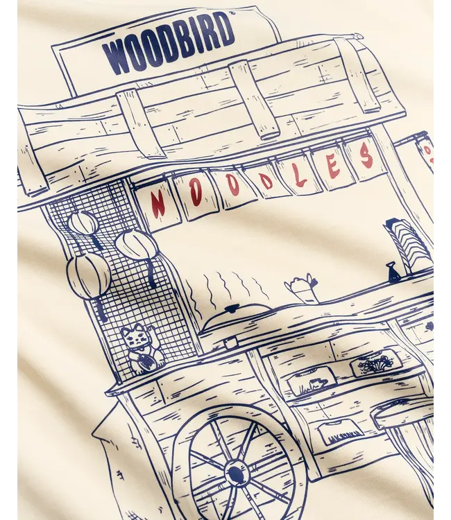 WOODBIRD Woodbird WBBeam Cart Tee 2626-405 Off White