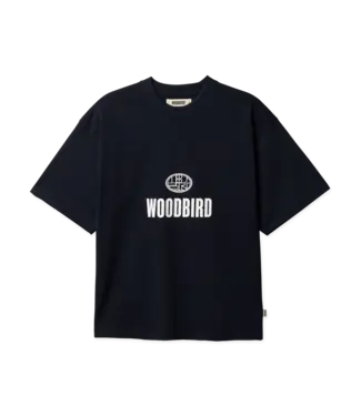 WOODBIRD Woodbird WBBeam Nine Tee Dark Navy WOODBIRD Woodbird WBBeam Nine Tee Dark Navy