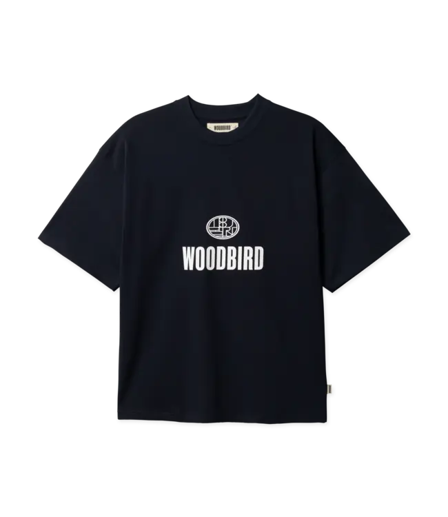 WOODBIRD Woodbird  WBBeam Nine Tee Dark Navy