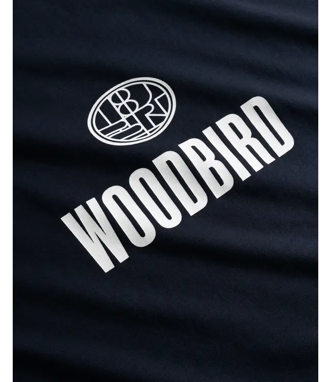 WOODBIRD Woodbird  WBBeam Nine Tee Dark Navy