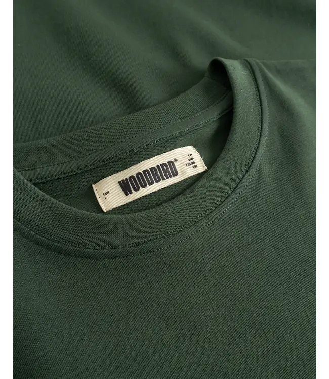 WOODBIRD Woodbird WBBaine Dump Tee 2616-400 Pine Green