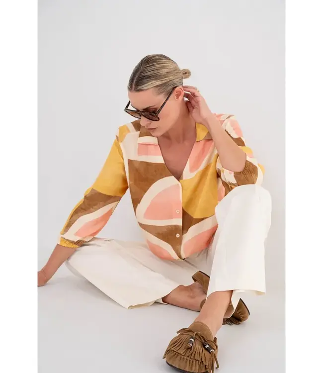 MAICAZZ Maicazz Jolene Blouse SU26.20.004 Boho Geo