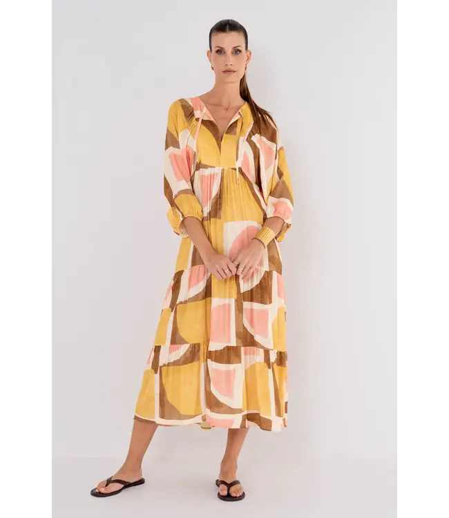 MAICAZZ Maicazz Frouke Dress SU26.40.038 Boho Geo