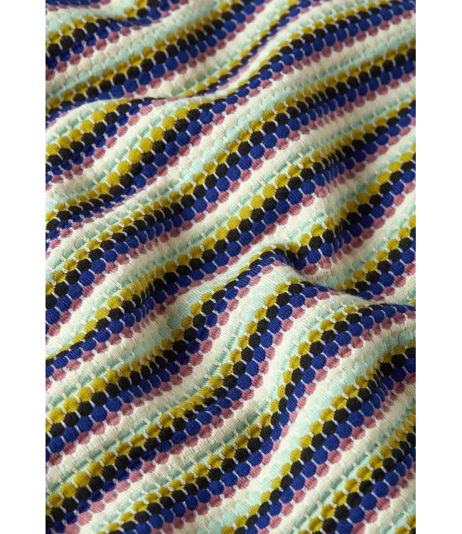 KING LOUIE king Louie double V top beebop stripe black 09785