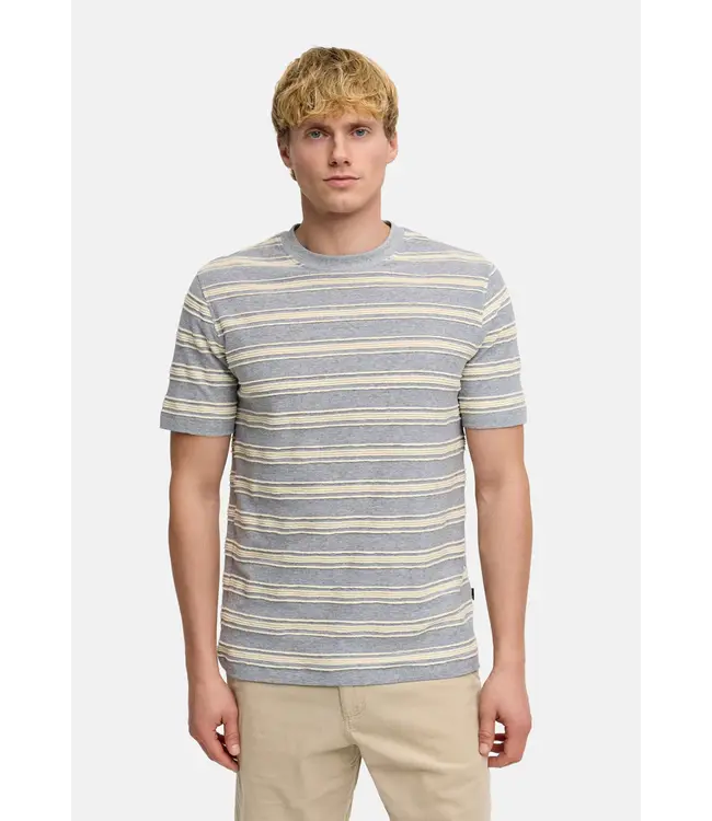 KRONSTADT Kronstadt PO30438 KS40025 KSBorden T-Shirt Lt Grey Mix