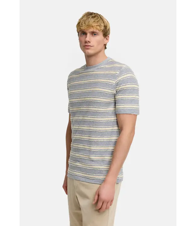 KRONSTADT Kronstadt PO30438 KS40025 KSBorden T-Shirt Lt Grey Mix
