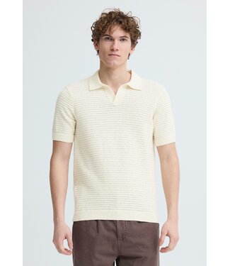 KRONSTADT Kronstadt PO31097 KS30060 KSMorgan SS Knit Polo Vanilla Ice