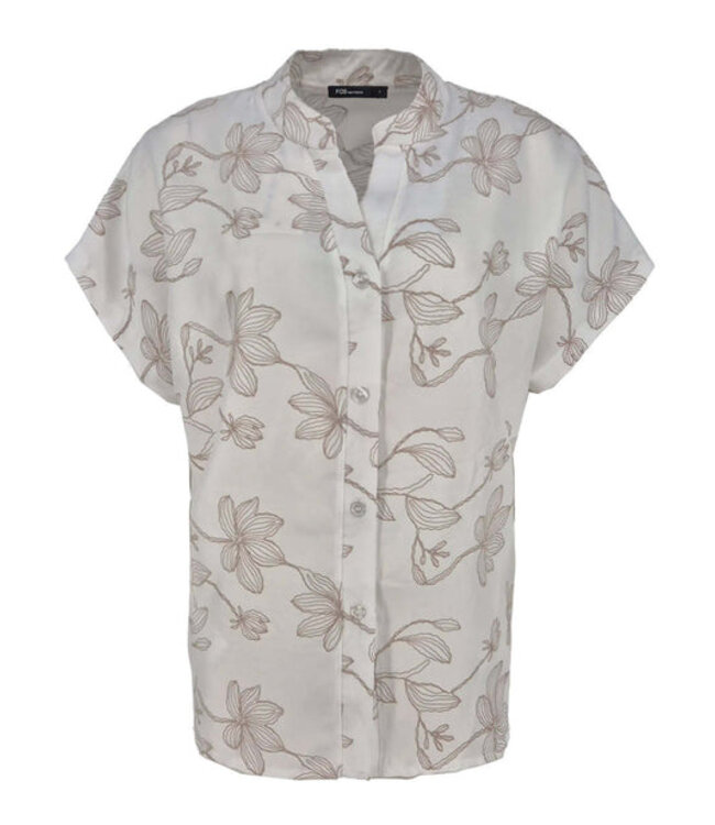 FOS Amsterdam FOS 7725 blouse katie bloem slinger puf off-white