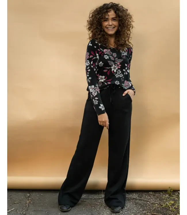 FOS Amsterdam FOS 7343 broek ria uni zwart