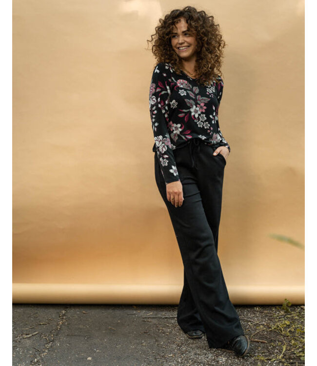 FOS Amsterdam FOS 7343 broek ria uni zwart