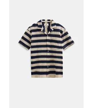 ANERKJENDT Anerkjendt 902263 Akleander Lace SS Shirt Tofu