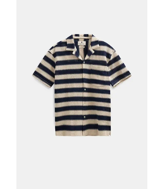ANERKJENDT Anerkjendt 902263 Akleander Lace SS Shirt Tofu