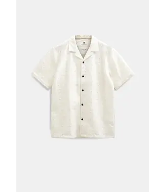 ANERKJENDT Anerkjendt 902328 Akleader Lace EMB SS Shirt Tofu