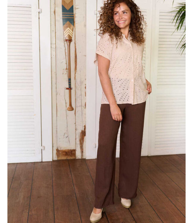 FOS Amsterdam Fos Amsterdam Broek Fieke 5277 Brown