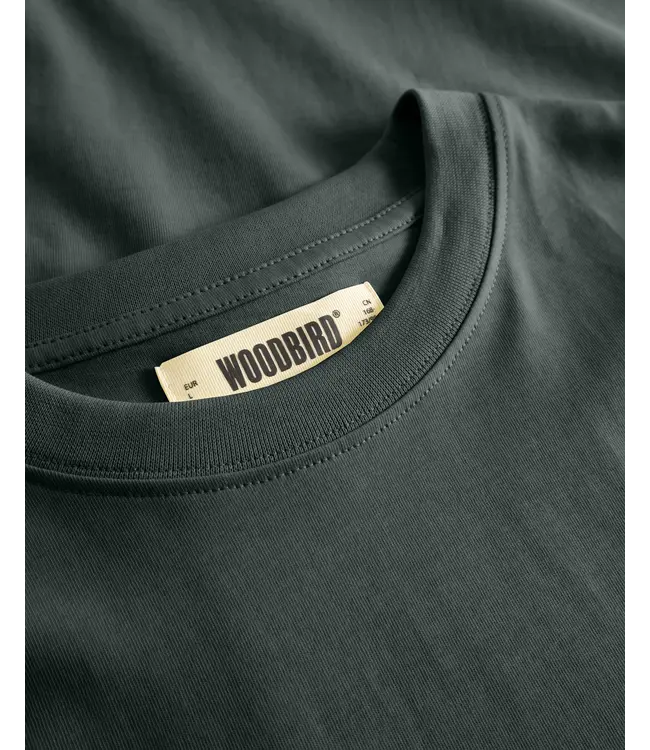 WOODBIRD Woodbird WBBaine Base Tee 2100-430 Forrest Green