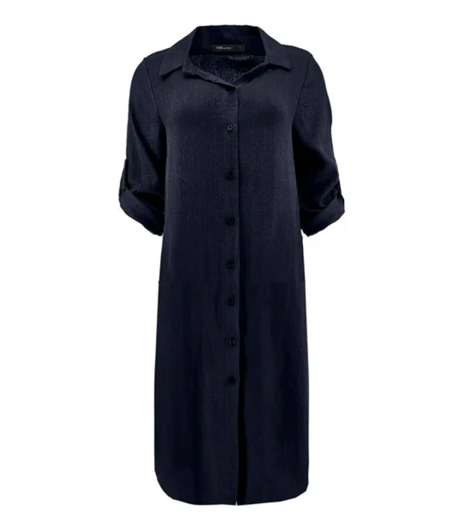 FOS Amsterdam FOS 7771 Jurk Lina Uni Navy