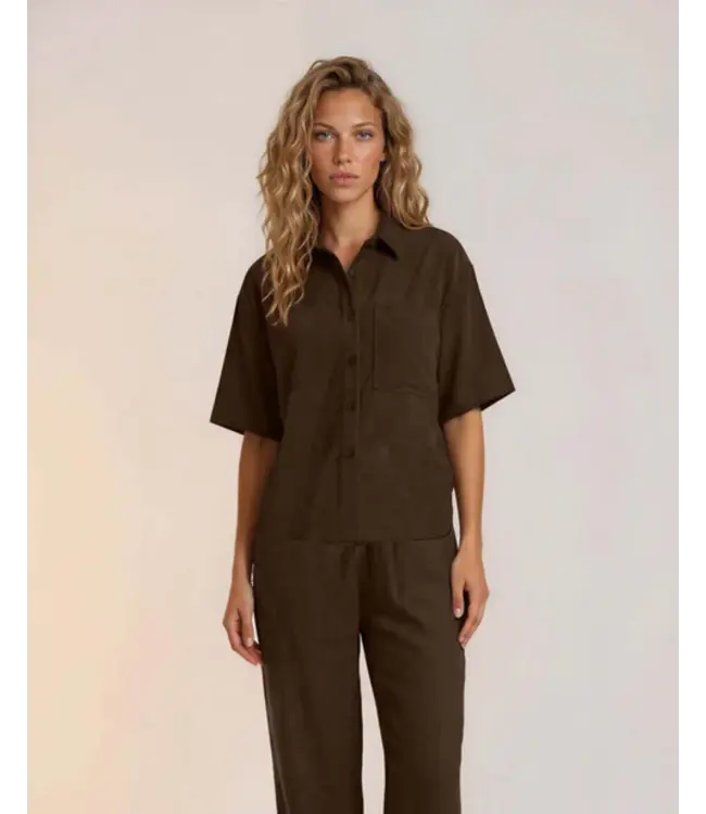 FOS Amsterdam Fos Amsterdam Blouse Merel 5282 brown