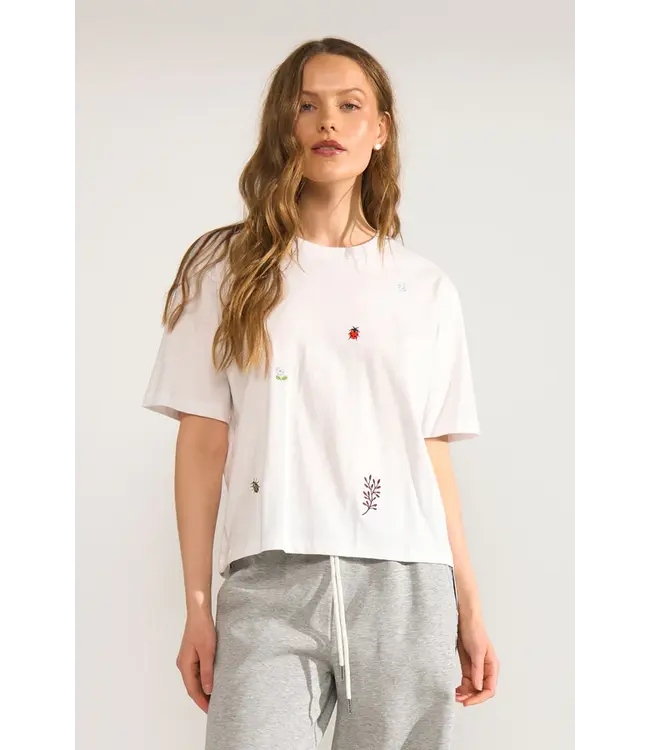 Nümph Nümph 707093 Nutenia Boxy T-Shirt Bright White