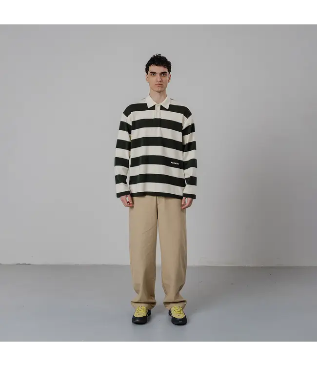 POCKIES Pockies PO-FGOW-ST-262 Triped Polo Green