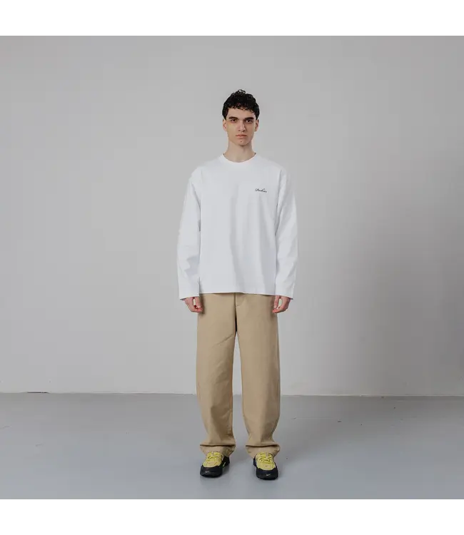 POCKIES POCKIES Lavender Shirt LS-LAV-WH-262 White