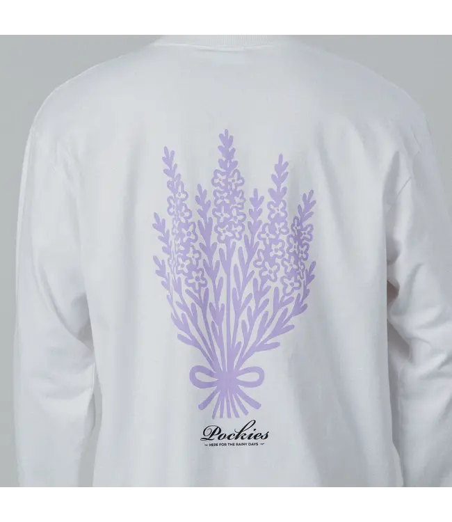 POCKIES POCKIES Lavender Shirt LS-LAV-WH-262 White