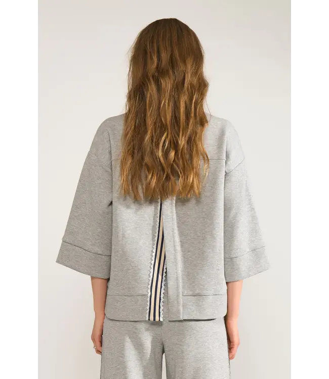 Nümph Nümph 707095 Nunathalie Sweat Medium Grey Mel