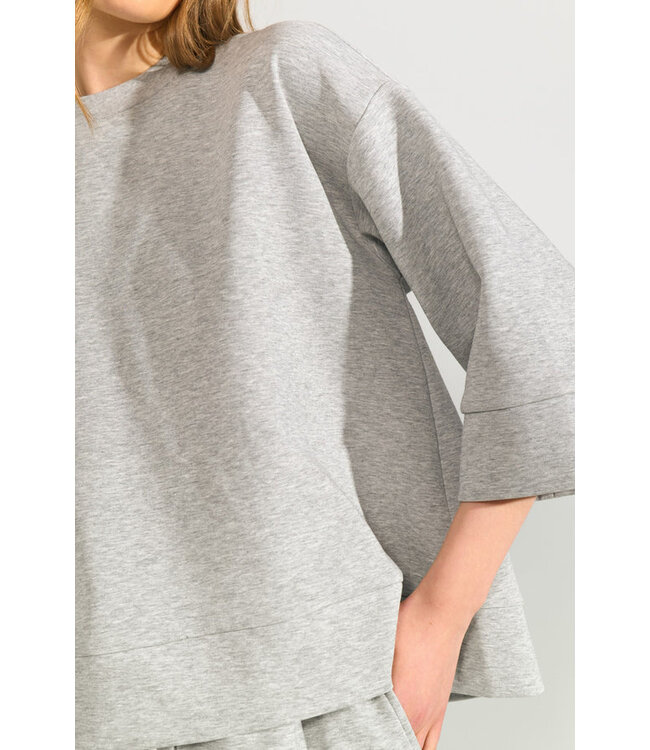 Nümph Nümph 707095 Nunathalie Sweat Medium Grey Mel