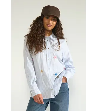 Nümph Nümph 707142 Nulili Sequins Shirt Flaoty Blue