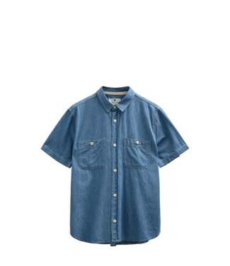 ANERKJENDT Anerkjendt 902190 aktheshirt chambray 3013 blue denim