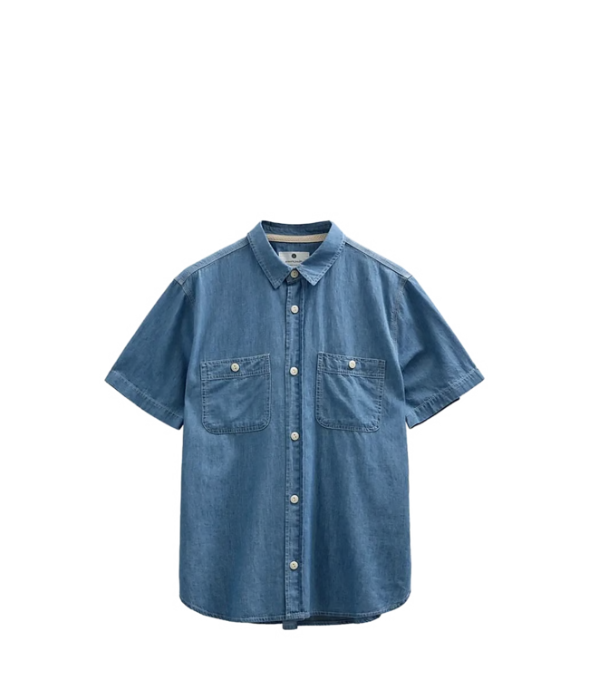 ANERKJENDT Anerkjendt 902190 aktheshirt chambray 3013 blue denim