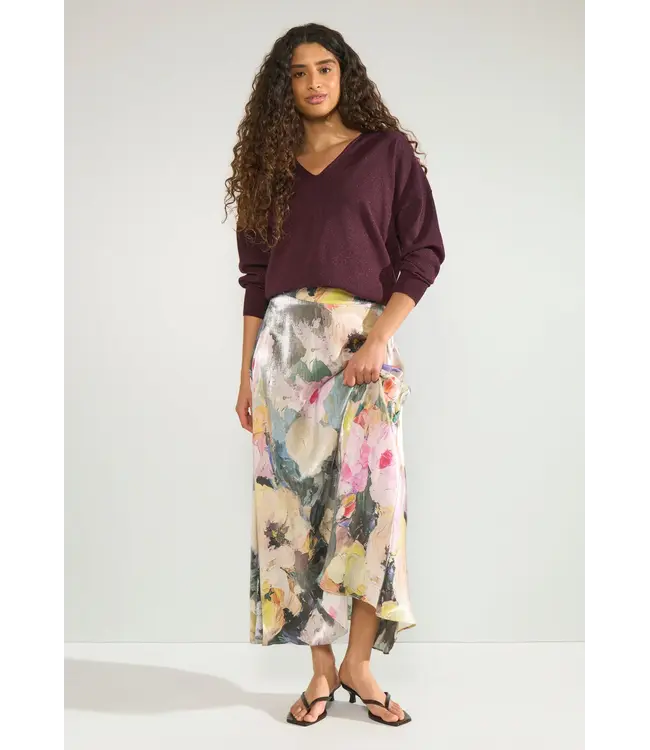 Nümph Nümph 707060 Nudayletta Lurex V-Neck Pullover Fig