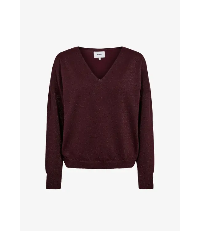 Nümph Nümph 707060 Nudayletta Lurex V-Neck Pullover Fig