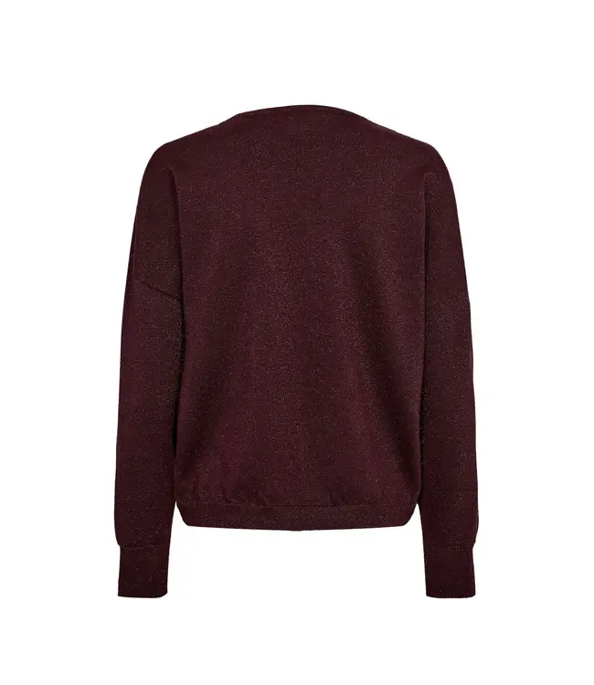 Nümph Nümph 707060 Nudayletta Lurex V-Neck Pullover Fig