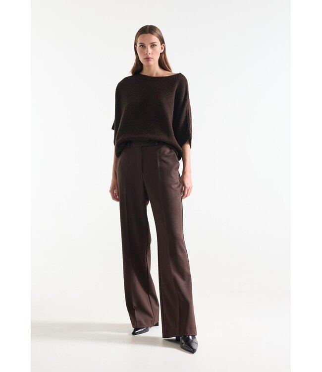 JANSEN AMSTERDAM Jansen Amsterdam Alice WB453 Broek Dark Brown