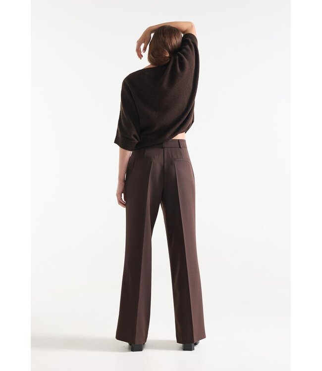 JANSEN AMSTERDAM Jansen Amsterdam Alice WB453 Broek Dark Brown