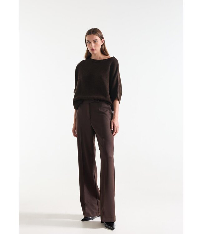JANSEN AMSTERDAM Jansen Amsterdam Alice WB453 Broek Dark Brown