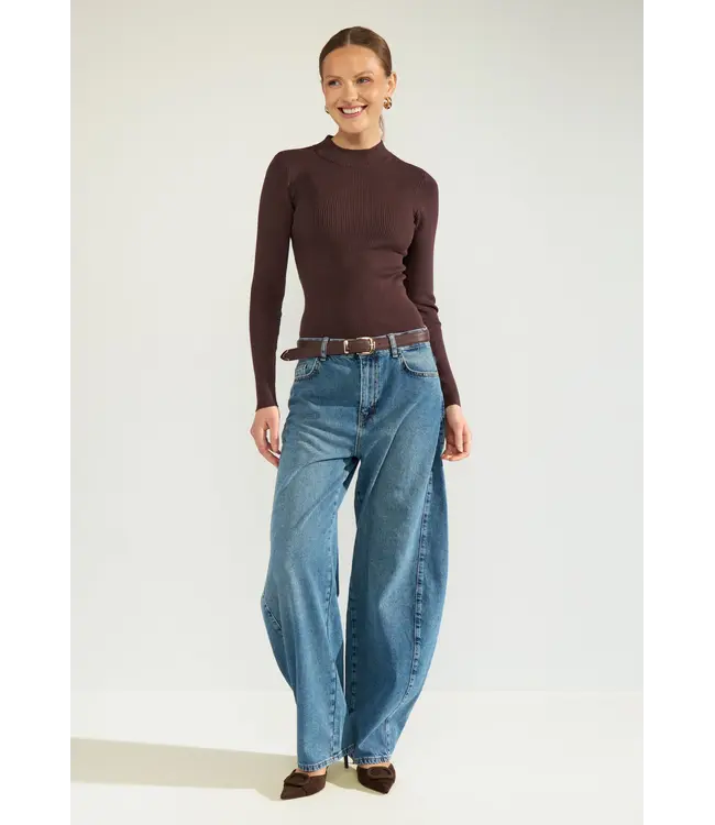Nümph Nümph Nubia LS Pullover Noos 5698 Black Coffee