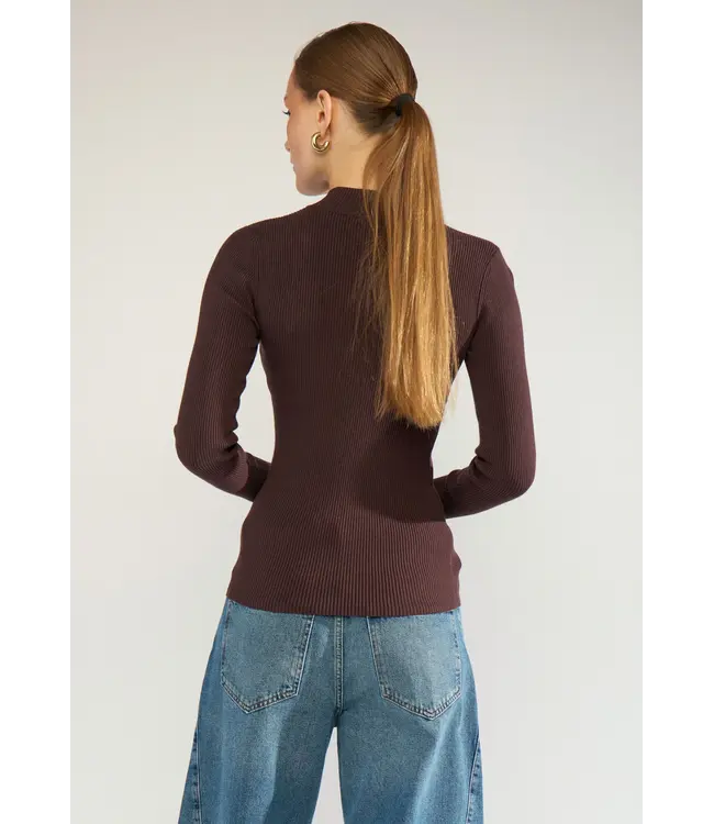 Nümph Nümph Nubia LS Pullover Noos 5698 Black Coffee