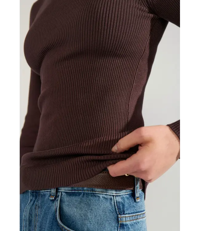 Nümph Nümph Nubia LS Pullover Noos 5698 Black Coffee