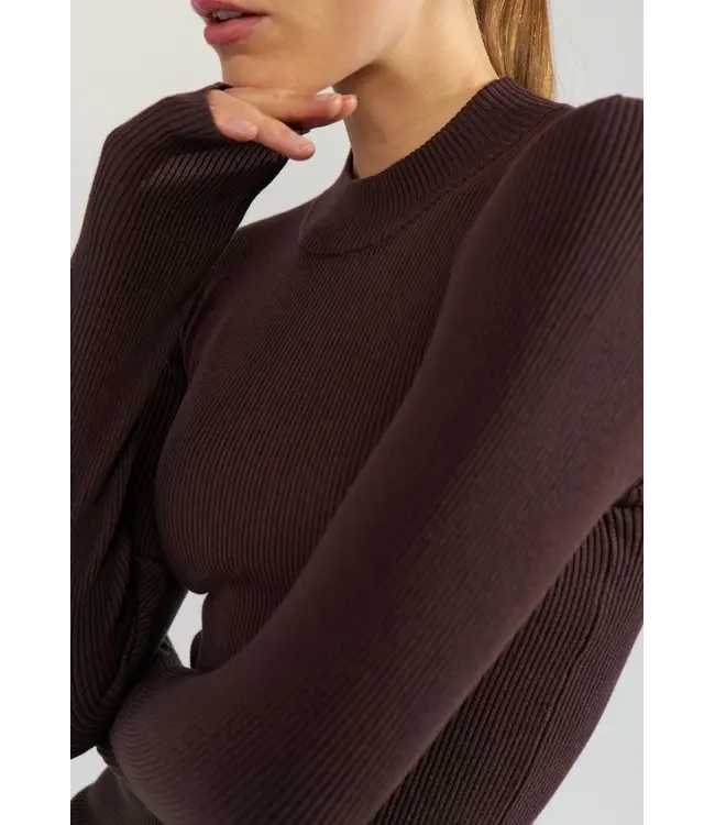 Nümph Nümph Nubia LS Pullover Noos 5698 Black Coffee