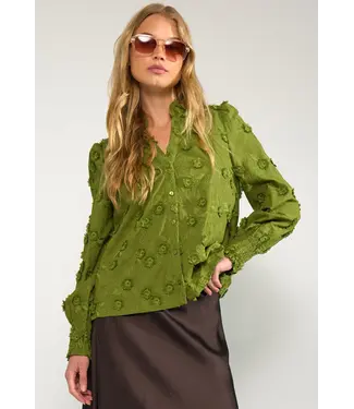 Nümph Nümph Nulenea Shirt 4060 Calla Green