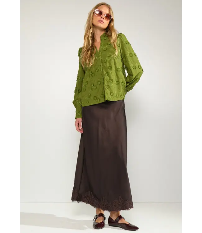 Nümph Nümph Nulenea Shirt 4060 Calla Green