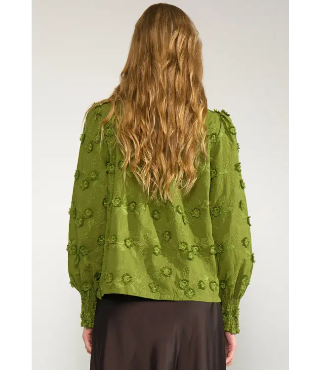Nümph Nümph Nulenea Shirt 4060 Calla Green