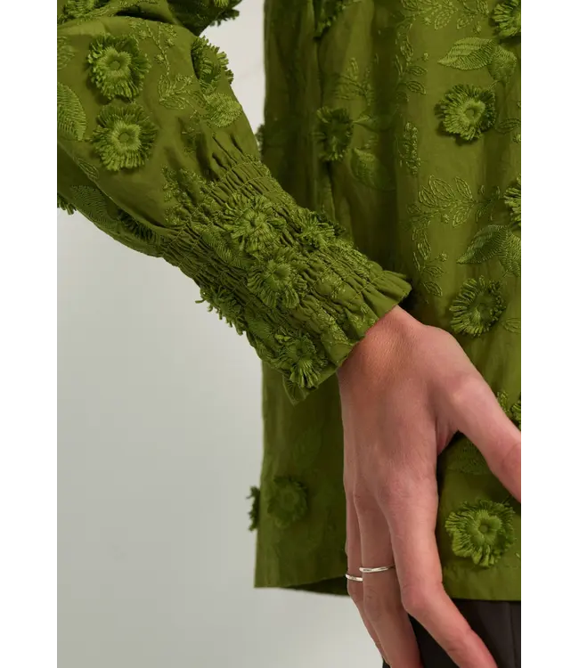 Nümph Nümph Nulenea Shirt 4060 Calla Green