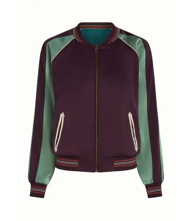 KING LOUIE King Louie10669 Bomber Dusk Satin Grape