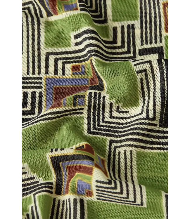 KING LOUIE King Louie 11018 Rollneck Leia Posey Green