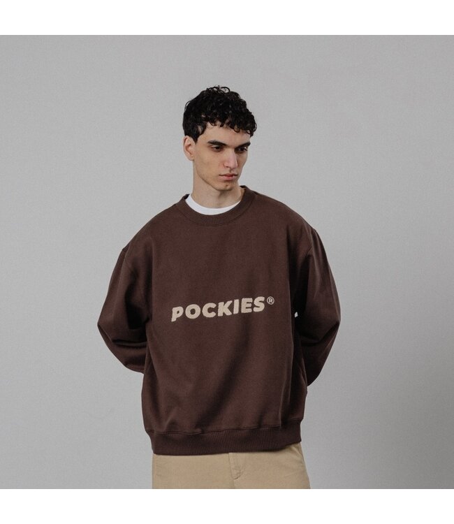 POCKIES Pockies Shepherd Crew CN SHC BR 262 Trui Brown
