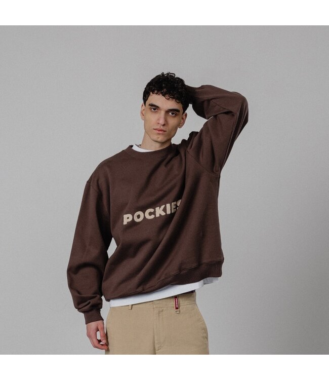 POCKIES Pockies Shepherd Crew CN SHC BR 262 Trui Brown